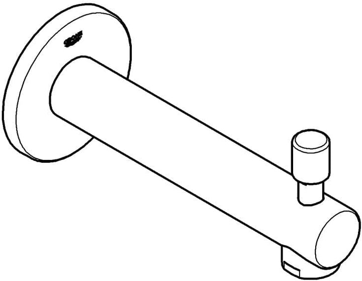 Grohe Concetto Wanneneinlauf m. Umst., Silber Badewannenauslauf, Badewannenauslauf