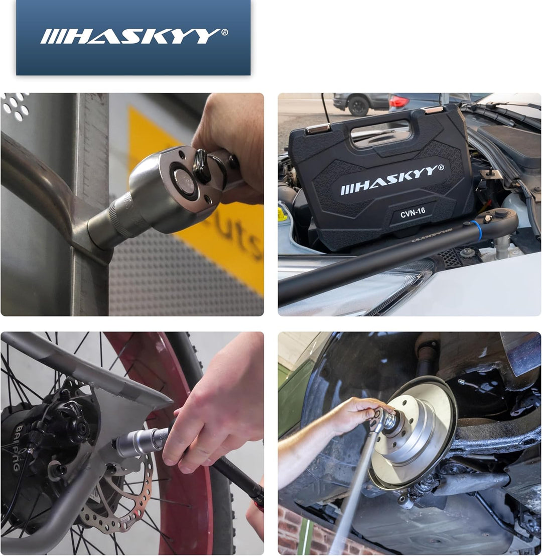 HASKYY® Vielzahn Nusskasten Nüsse Steckschlüssel 8-36mm Satz