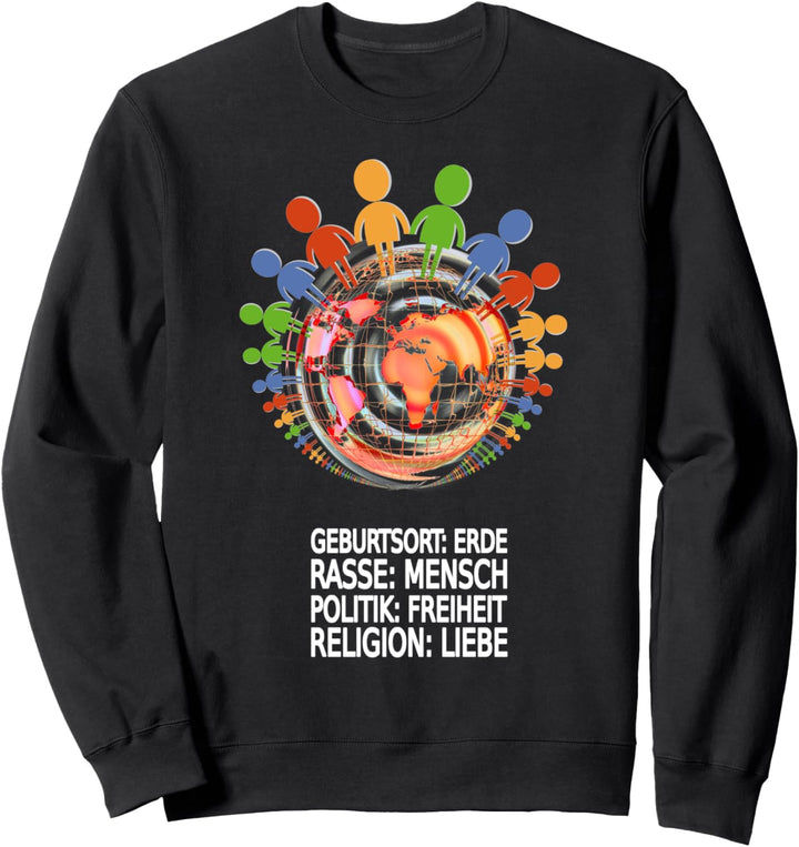 Schönes "gegen Rassismus" Sweatshirt