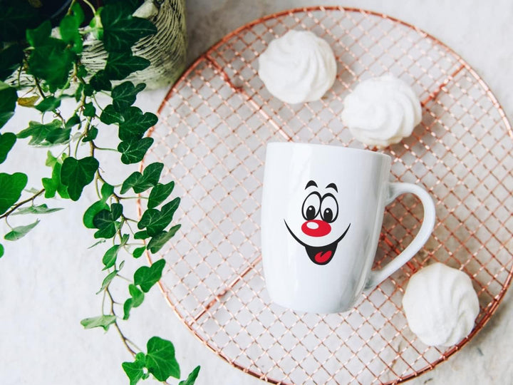 Glasmark Krosno Kaffeebecher Weiss Mit Henkel Becher Keramik Keramikbecher Set 6-teilig Coffee Mug C