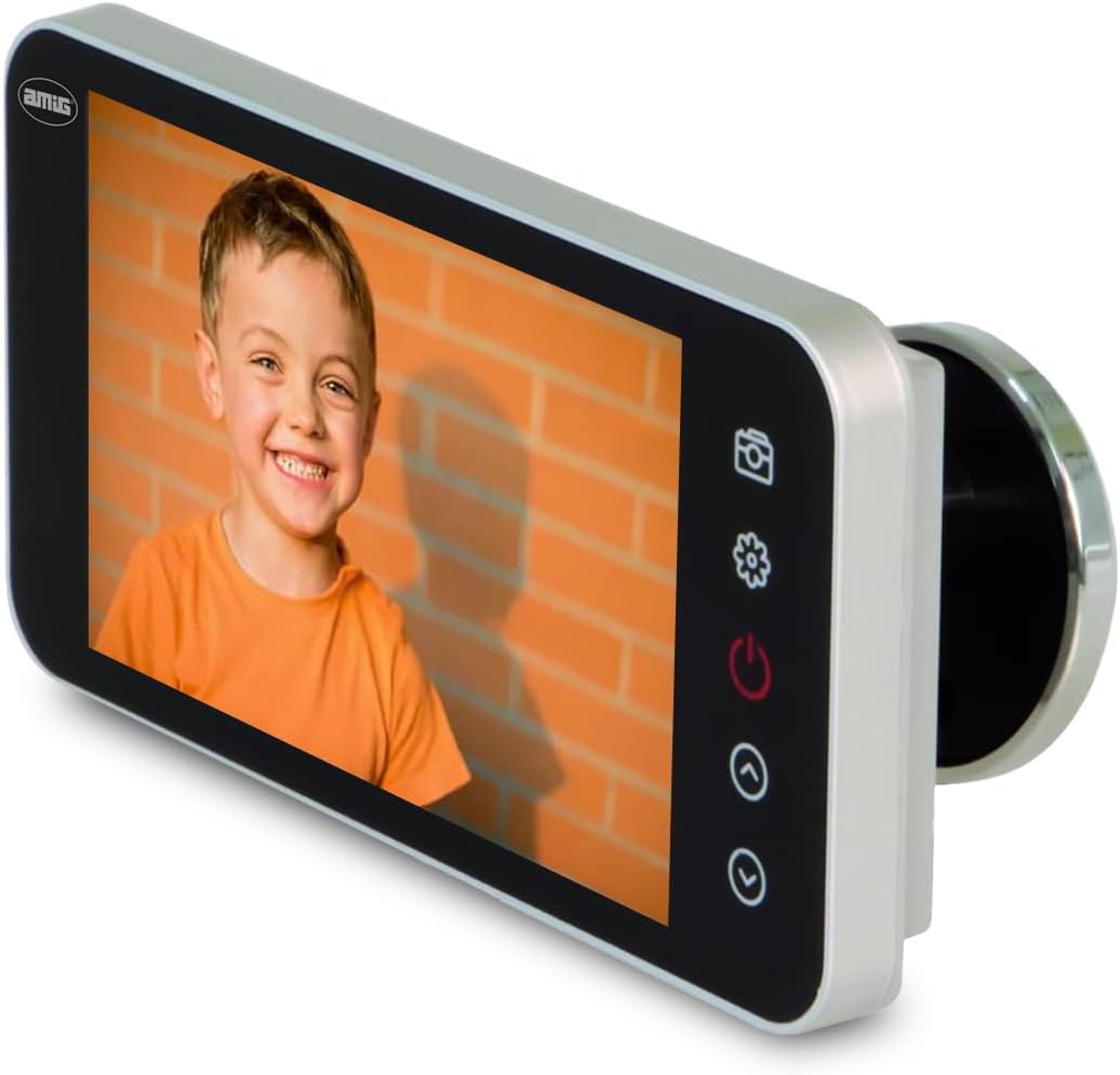 Amig - Digitaler Türspion mit 4'' LCD-Display | Video-Kamera-Spion | Einfache Installation und Verwe