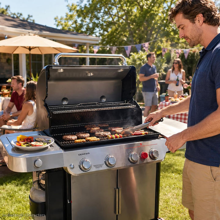 Ersatz-Grillteile für Weber Genesis 2 GS4 Roste 66089 66097, Genesis II E-410, E-435, S-435, SE-410,