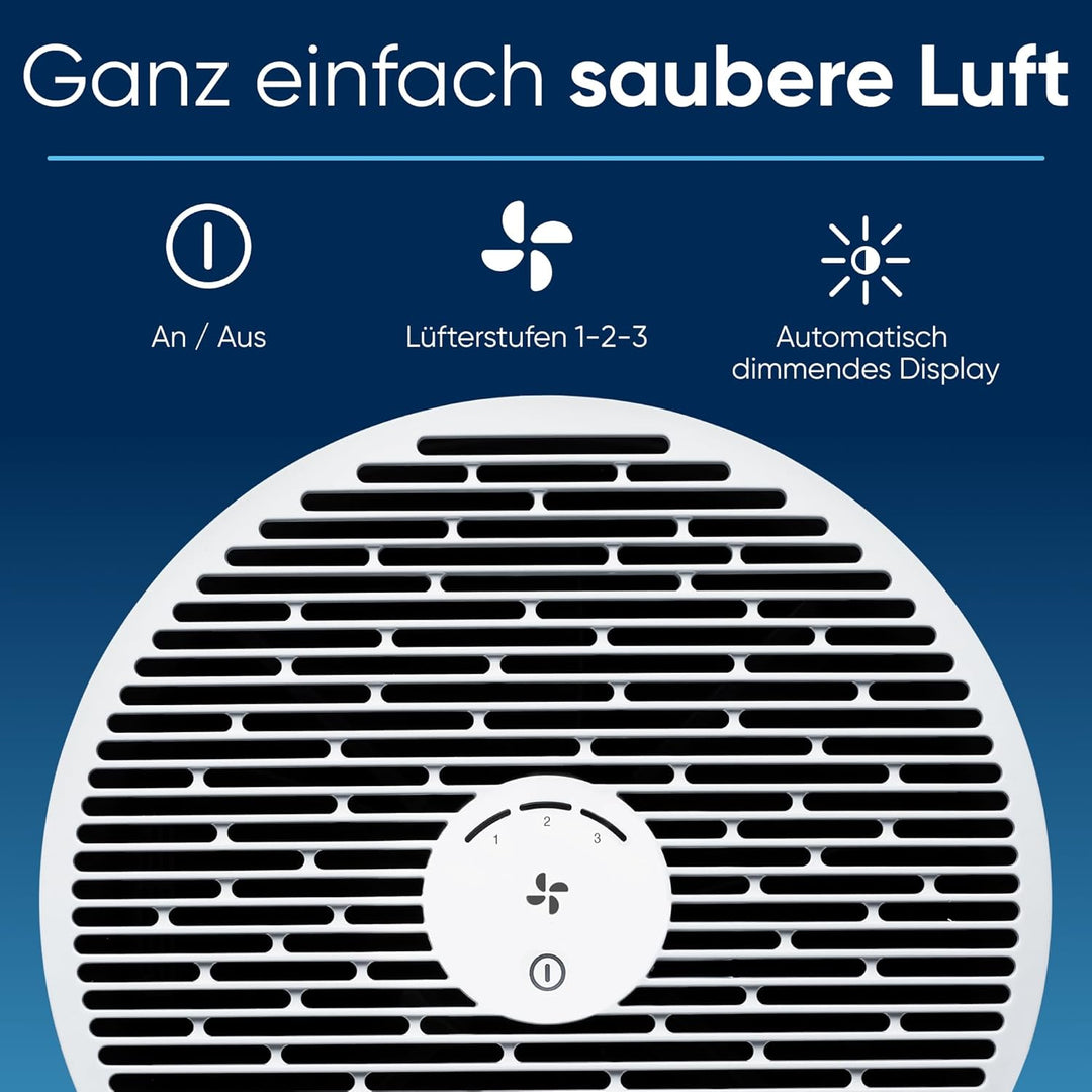 BLUEAIR Mini Air Purifier, kompakter Luftwäscher, entfernt 99,97 % Staub, Pollen und Rauch, leise un