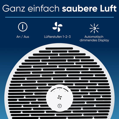 BLUEAIR Mini Air Purifier, kompakter Luftwäscher, entfernt 99,97 % Staub, Pollen und Rauch, leise un