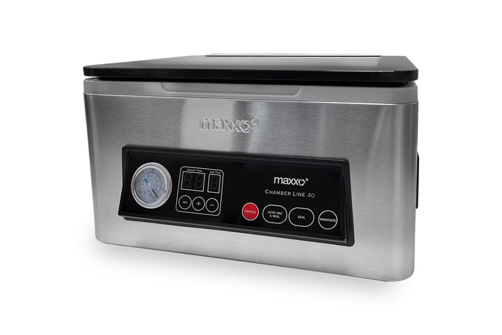 Maxxo VM ChamberLine 40 Kammervakuumierer 4 l Profi Vakuumierer für Flüssigkeiten 72 litre/min + 30