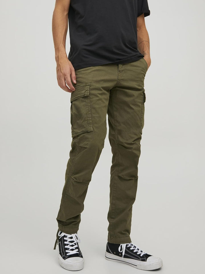 JACK & JONES Herren Jpstace Jjtucker AMA Noos Cargohose 33 Olivennacht, 33 Olivennacht