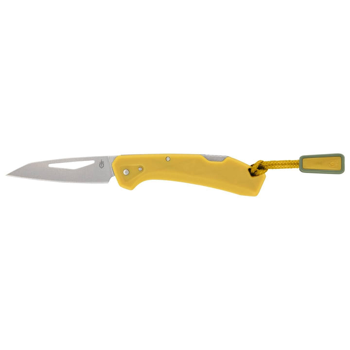 Gerber Taschenmesser mit Zugband, LST Mini, 440A Wharncliffe-Edelstahlklinge, Griffschalen aus glasf