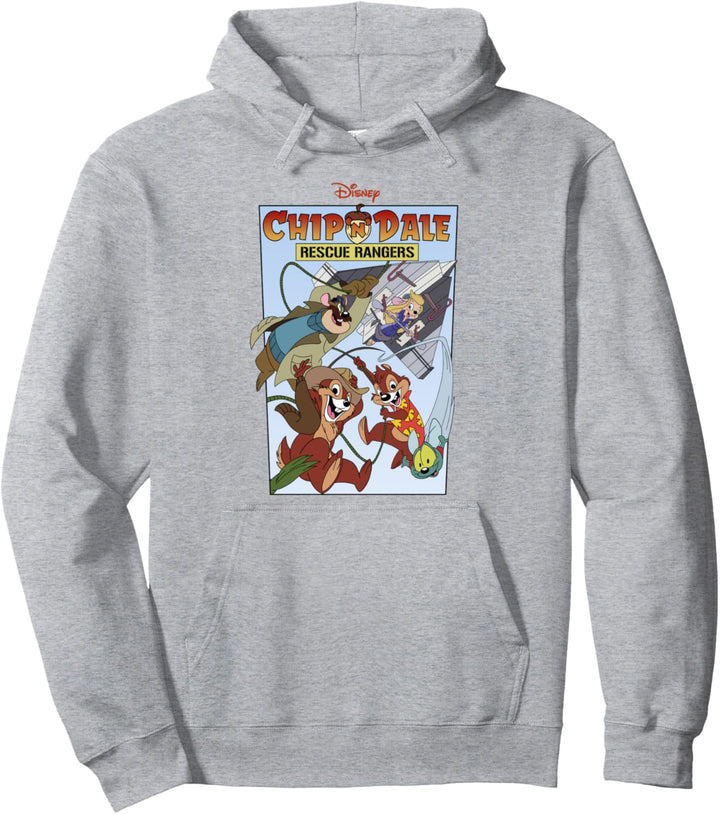 Disney Chip 'N Dale Rescue Rangers Group Shot Poster Pullover Hoodie