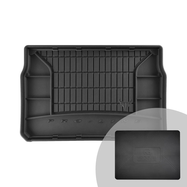 FROGUM ProLine 3D Gummimatte Exklusive Auto Kofferraummatte Kofferraumwanne für Peugeot 208 I 2012-2