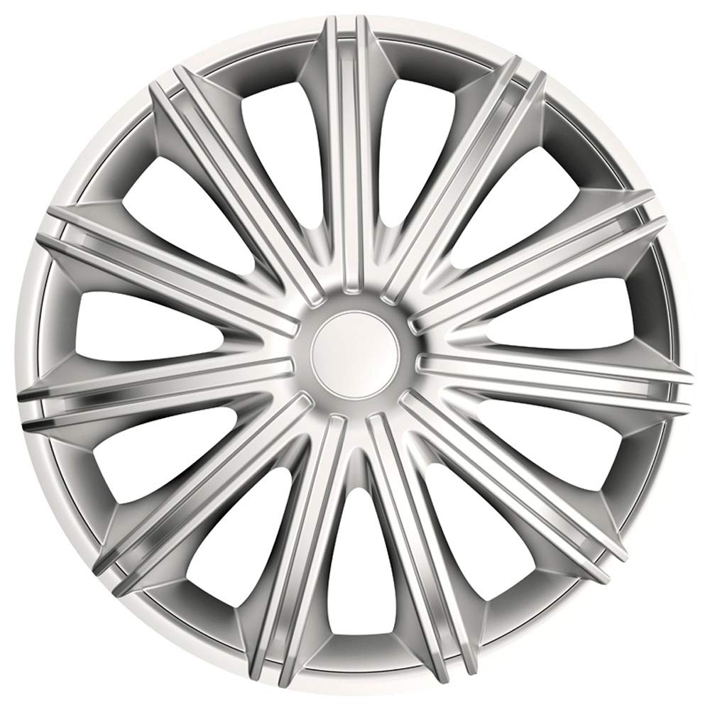 AUTO-STYLE Satz Radzierblenden Nero 17-Zoll Silber Silber 17-Zoll, Silber 17-Zoll