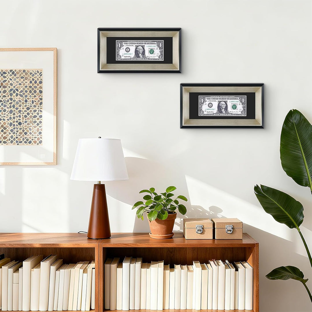 L'Espace Rahmen Art Deco Teppich - First Dollar - Lizenzhalter - Fuss - Sägezahn Kleiderbügel - Wand