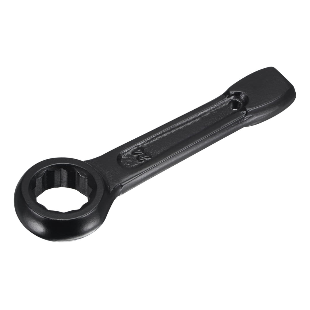 QUARKZMAN 24mm Box End Striking Ring Wrench, Hochfester Stahl Einzelkopfschlüssel Handwerkzeug