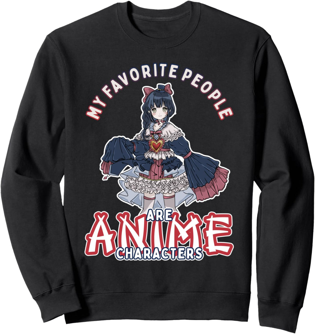 Japanese Animation Character Cute Anime for Teen Girls Women Sweatshirt
