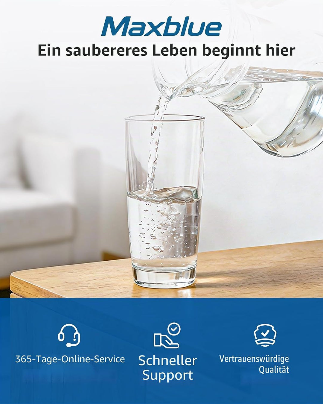 Maxblue DA29-00003G Kühlschrank Wasserfilter, Kompatibel mit Samsung® Aqua Pure Plus DA29-00003G, DA