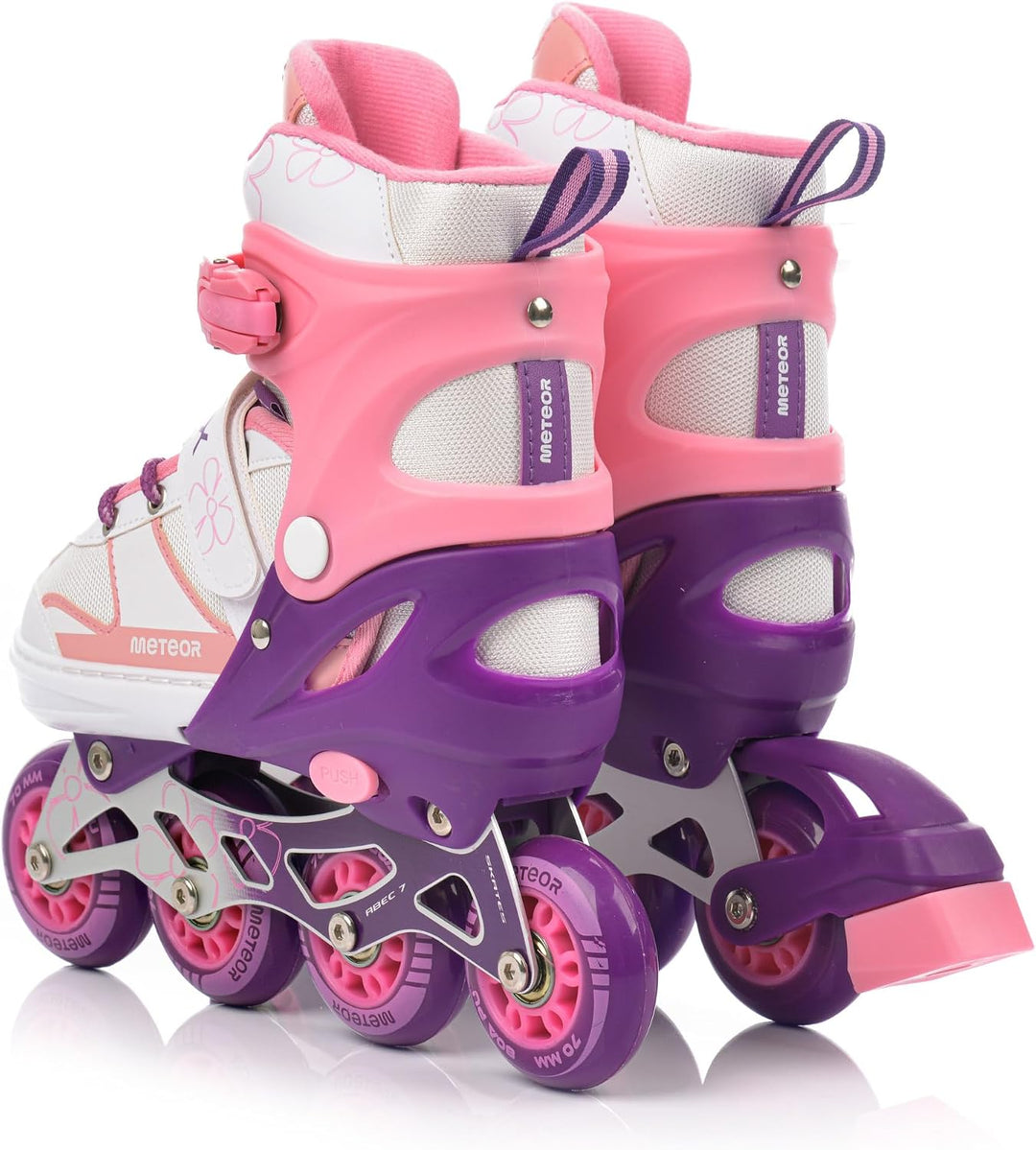 meteor® Inliner Rollen Inline Skates Mädchen und Jungen Inliner Kinder Inline Skates ABEC7 Rollen in