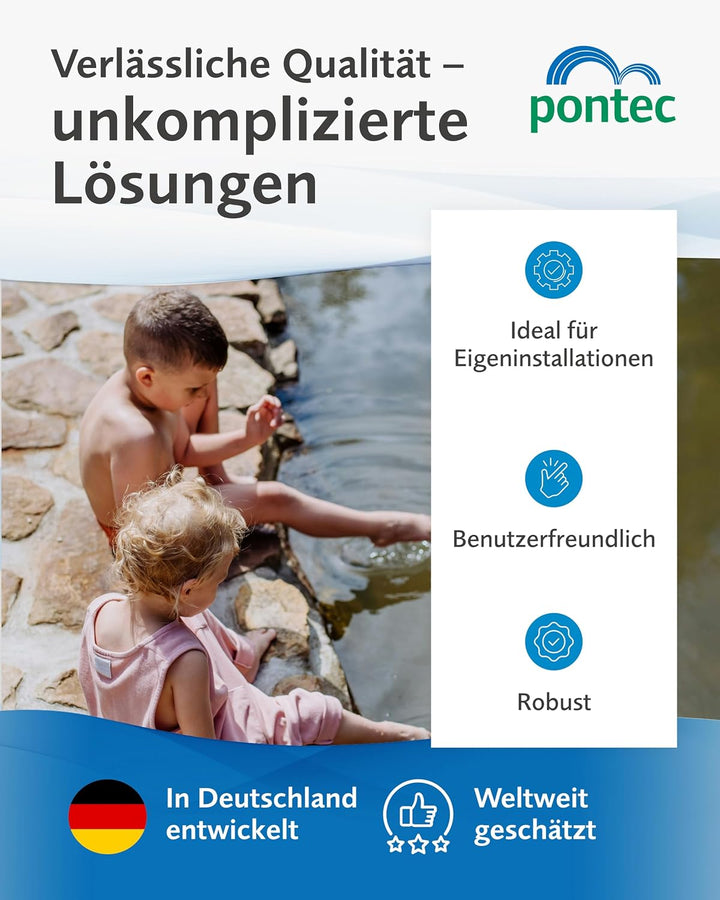 Pontec 57123 Wasserspielpumpe PondoVario 1500, Wasserspiel, Teichpumpe, Fontänenpumpe, Gartenteich 1
