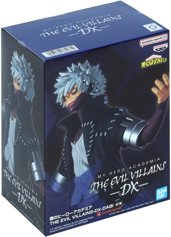 BANPRESTO, Dabi My Hero Academia The Evil Villains DX 20 cm, Mehrfarbig BP88287