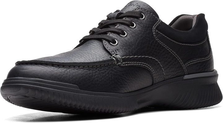 Clarks Herren Donaway Edge Oxford 41.5 EU Black Leather, 41.5 EU Black Leather