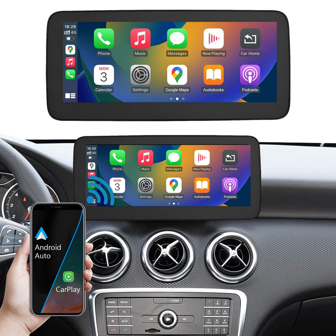 Autoradio 10,25 Zoll Touchscreen für 2016-2018 Mercedes Benz A GLA CLA Klasse W176 C117 X117 X156 mi
