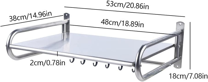 KüChenregal Mikrowellenhalter Wandbefestigung Microwelle Halterung Mikrowellen Wandhalter Ablage Hal