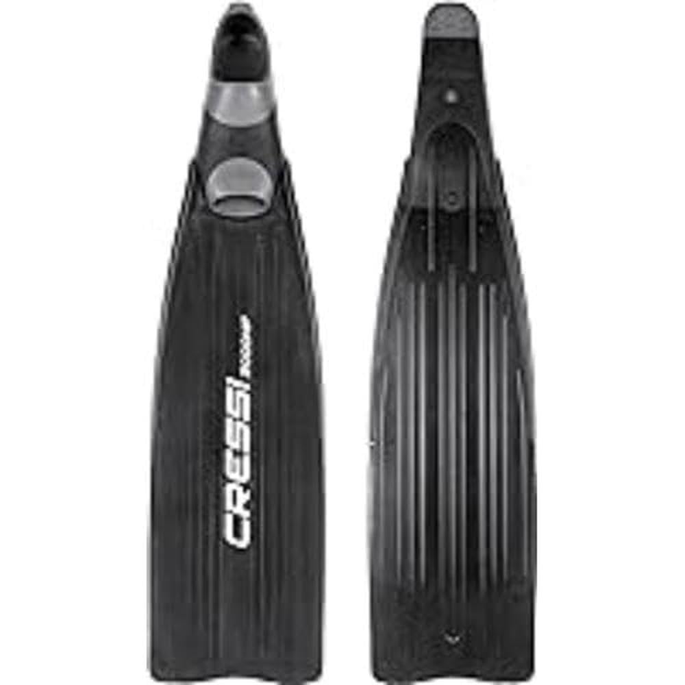 Cressi Gara - Lange Flossen für Apnoe / Freitauchen - High Performance 2000 HF Nero 42/43, 2000 HF N
