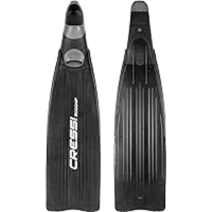 Cressi Gara - Lange Flossen für Apnoe / Freitauchen - High Performance 2000 HF Nero 42/43, 2000 HF N