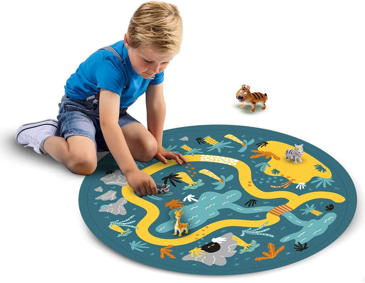 SES creative Safari Spielmatte und Aufräumsack 2 in 1