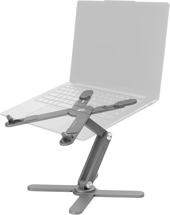 Faltbarer Laptop- und Tablet- MacBook- Ipad- Ständer aus Aluminiumlegierung mit 360°-Drehung – Ergon