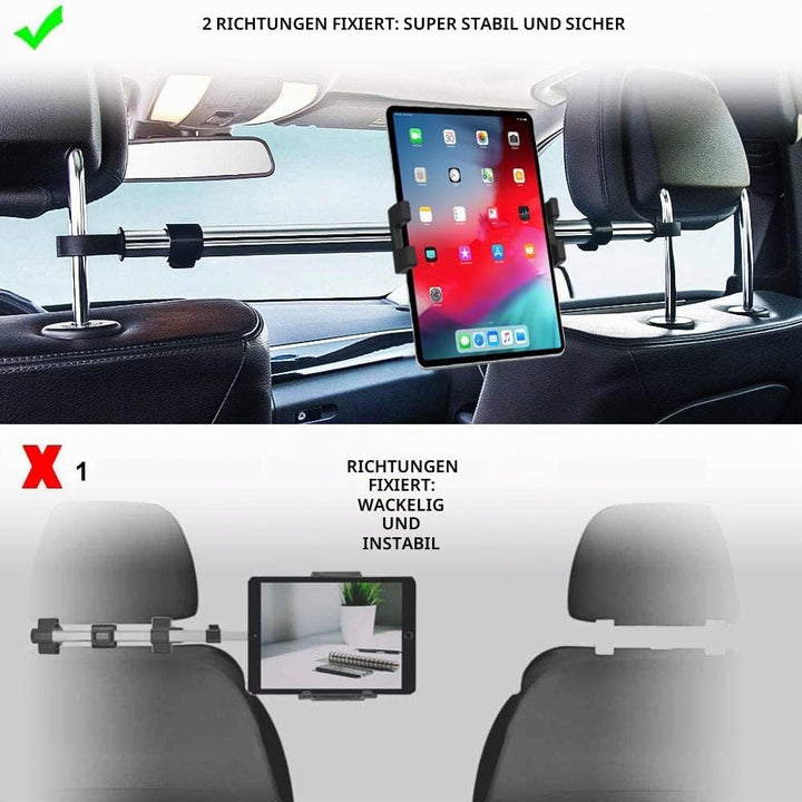 Oilcan KFZ Kopfstütze Tablet Halterung, Universelle Dehnbare Tablet Kopfstützenhalterung, Kinder Aut