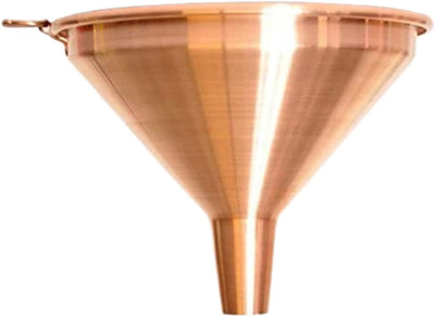 CopperGarden Trichter aus blankem Kupfer I Einfülltrichter 20cm Durchmesser I Kupfertrichter zum Ein