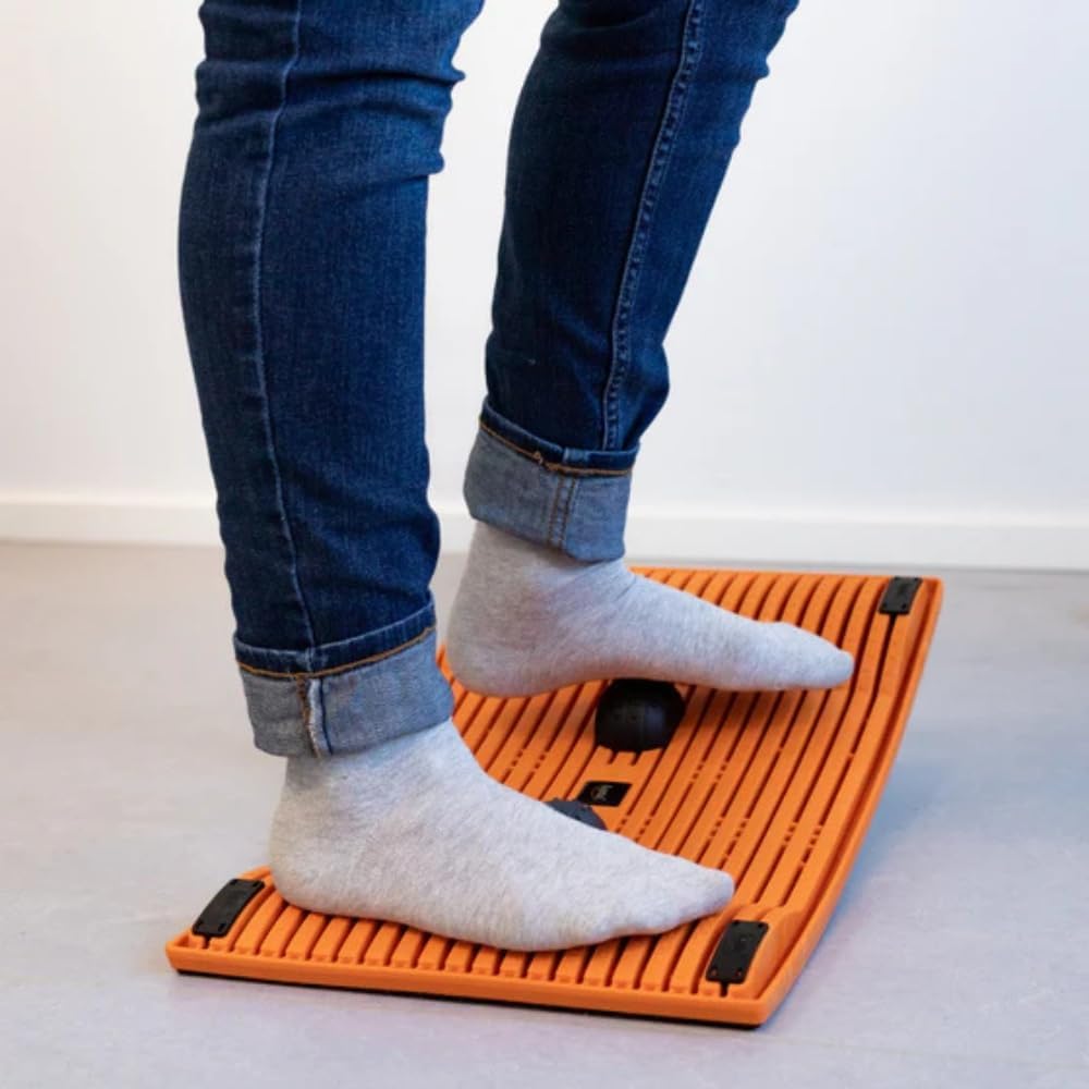 Gymba Active Board - Gleichgewichtsbrett zum Stehen grau, grau