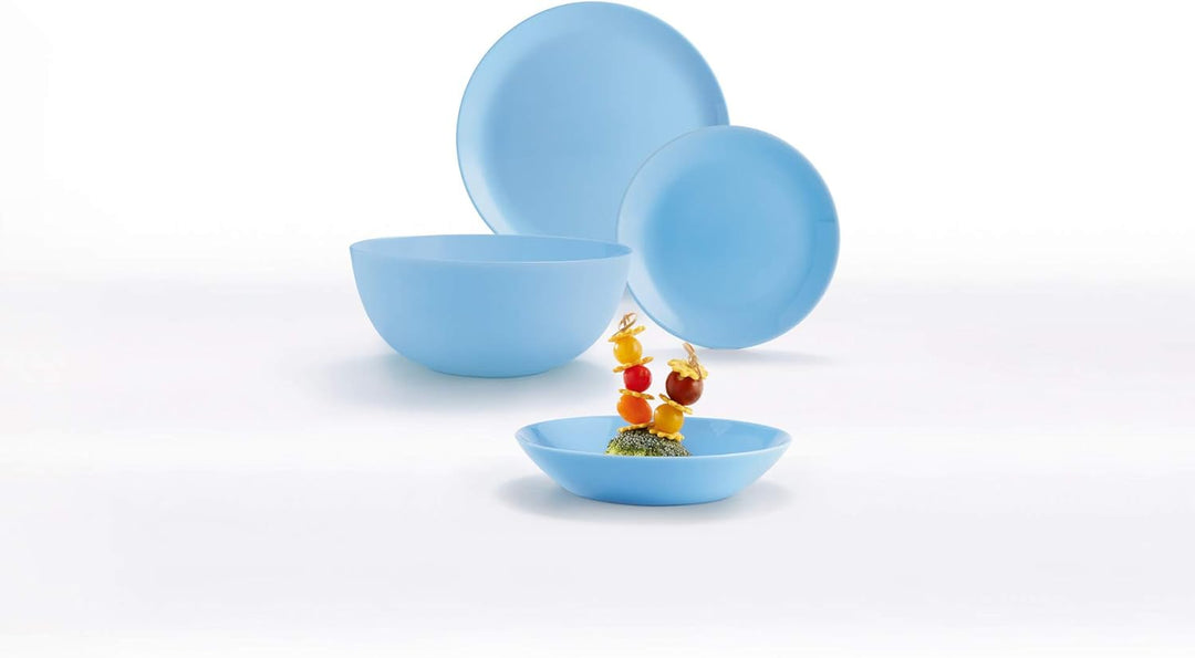 Geschirrset 19 PIEZAS blau, 19 PIEZAS Blau