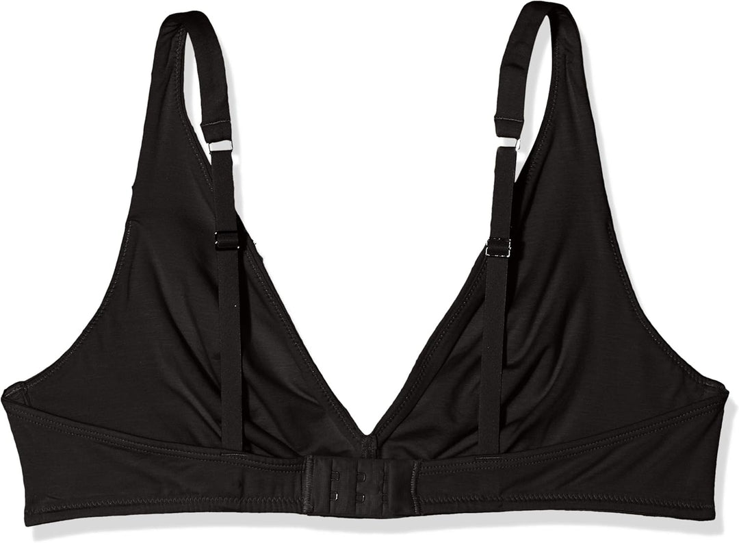 CALIDA Damen Natural Comfort Bügelloser BH 70A Schwarz, 70A Schwarz