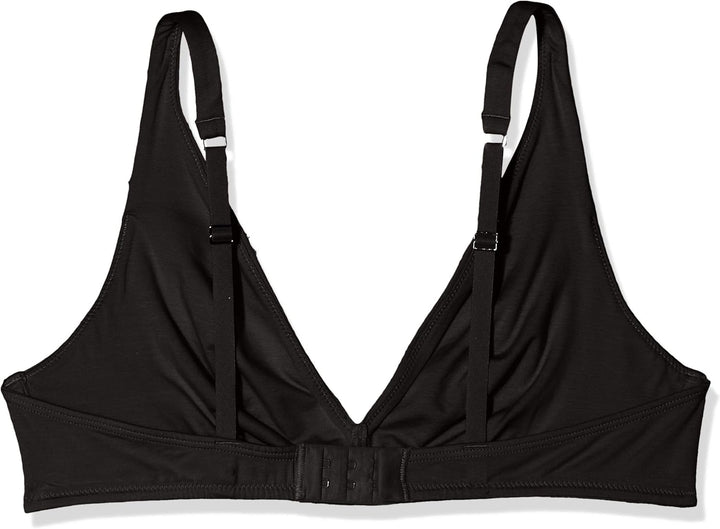 CALIDA Damen Natural Comfort Bügelloser BH 70A Schwarz, 70A Schwarz