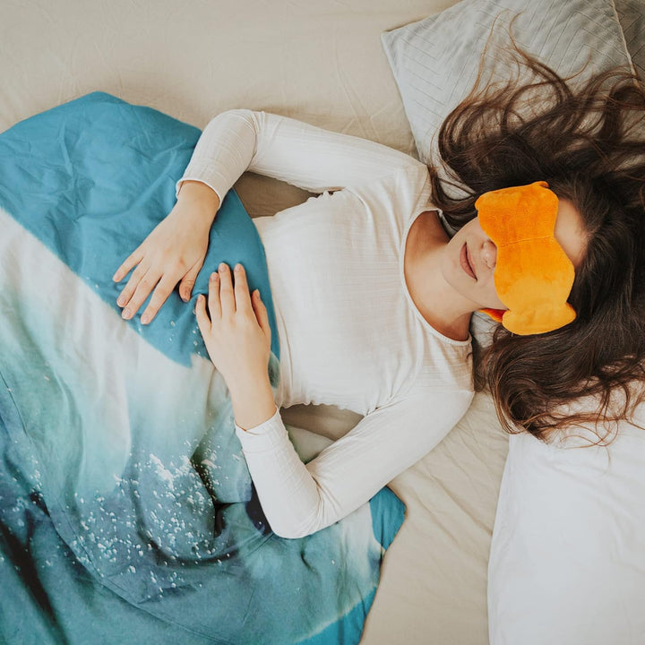 Gravity Gewichtsdecke Bezug - Schlaufen Bezugssystem mit Reissverschluss Baumwolle Deckenbezug für E