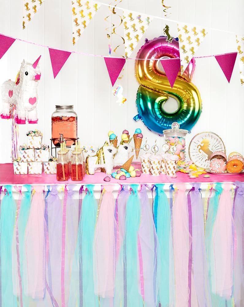 Boland - Pinata Einhorn, Hängedeko, Dekoration für Geburtstag, Mottoparty und Karneval 37 x 14 x 36