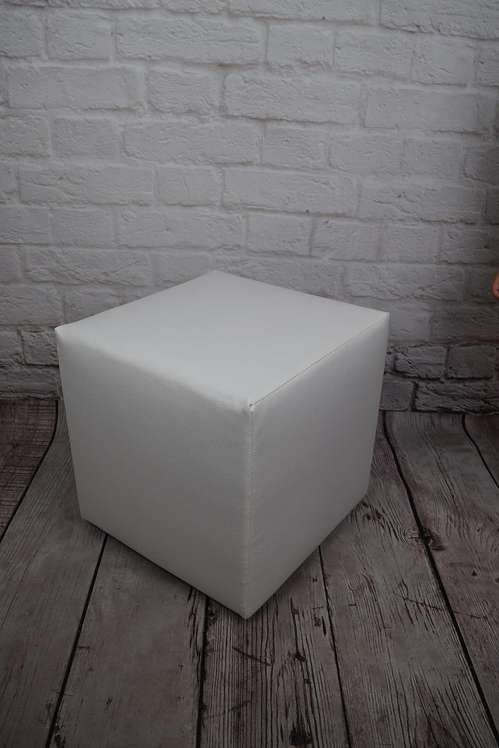 Sitzhocker 40x40 Bequemer Würfelhocker 40x40 – Strapazierfähiger Polsterstoff, solide Konstruktion,