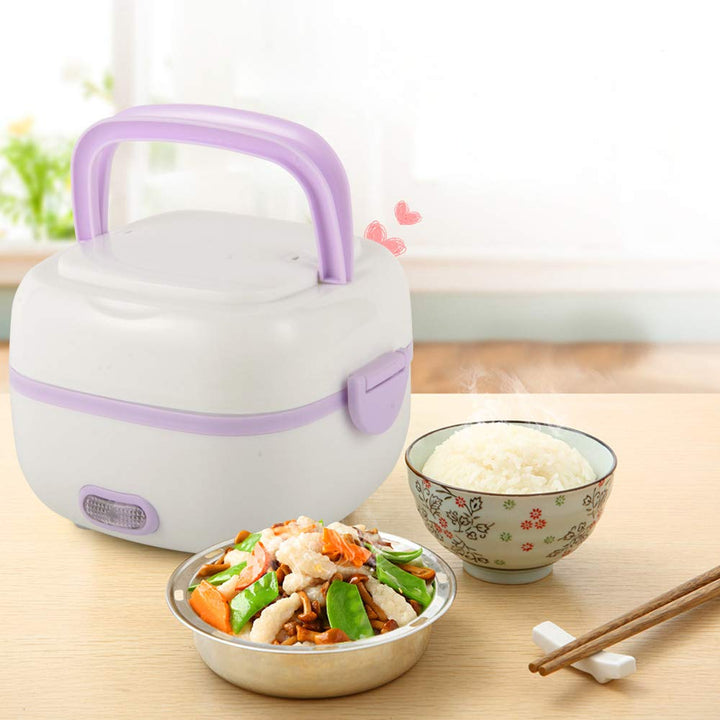 Reiskocher klein & Bento-Box 200W Reise Reiskocher 1L Mini Tragbare multifunktionaler für 1-2 Person