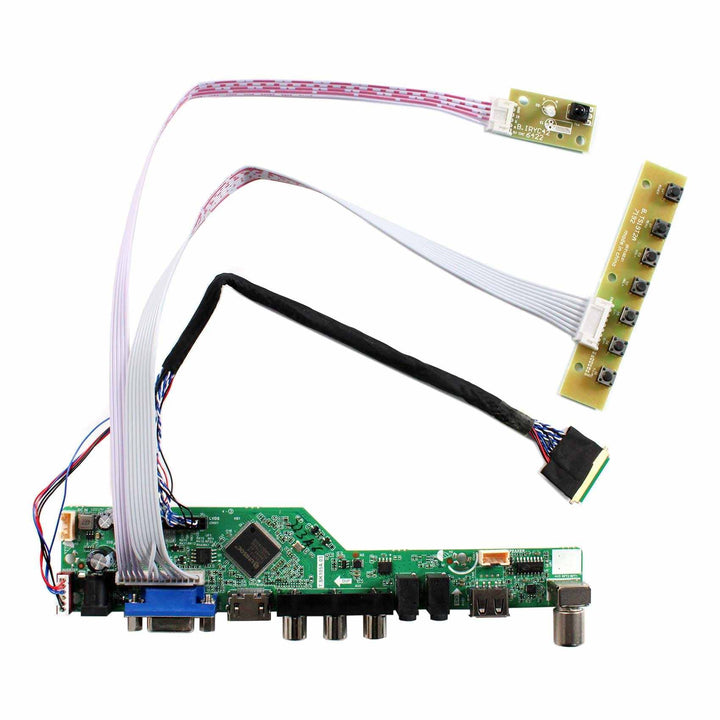 VSDISPLAY HD-MI VGA AV USB LVDs Controller Board 40pin 1für 15,6" 17,3" 920x1080 B156HW01 LP173WF1 H
