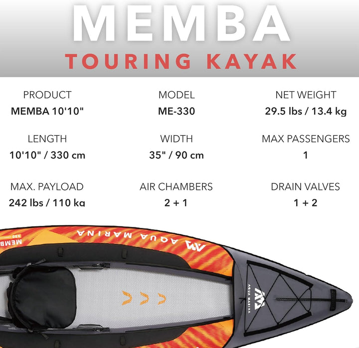 Aqua Marina Memba Kajak U Mehrfarbig, U Mehrfarbig