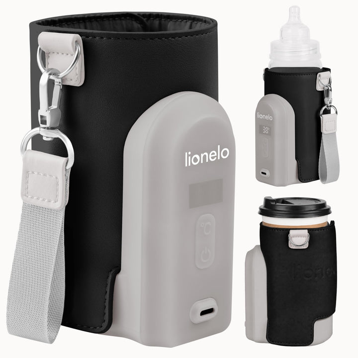 LIONELO Thermup Go Evo Tragbarer Babyflaschenwärmer, hält Flüssigkeiten warm, 5 Betriebstemperaturen