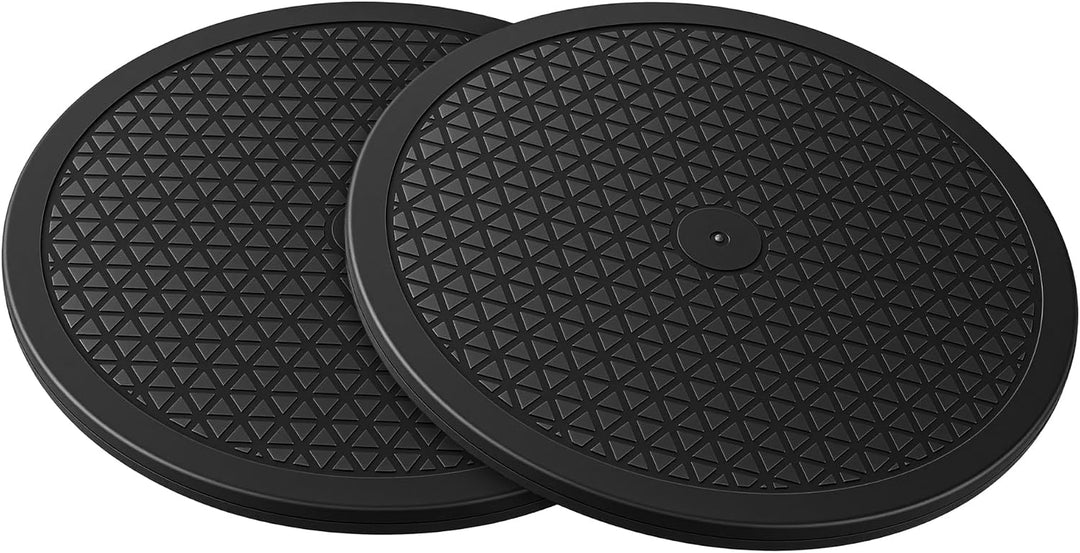 3 Stück Drehbar Plattform 30cm, 360 Grad Drehscheibe Schwarz Drehteller Universal Drehplatte, Drehpl