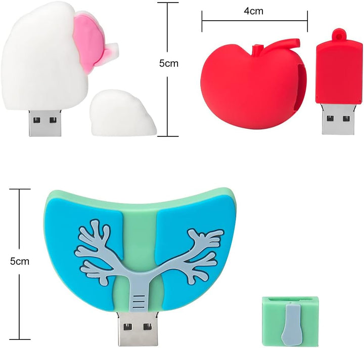 32GB*5 USB-Stick USB-Flash-Laufwerk, Memory Stick Cartoon Speicherstick Flash-Speicher-Stick, Pen Dr