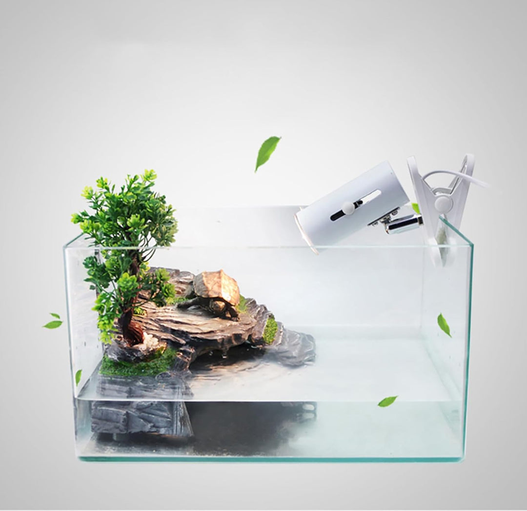 OMEM Reptilienbox Unterschlupf Terrarium Versteck Höhlen Schildkröte Rampe Basking Platform Habitat