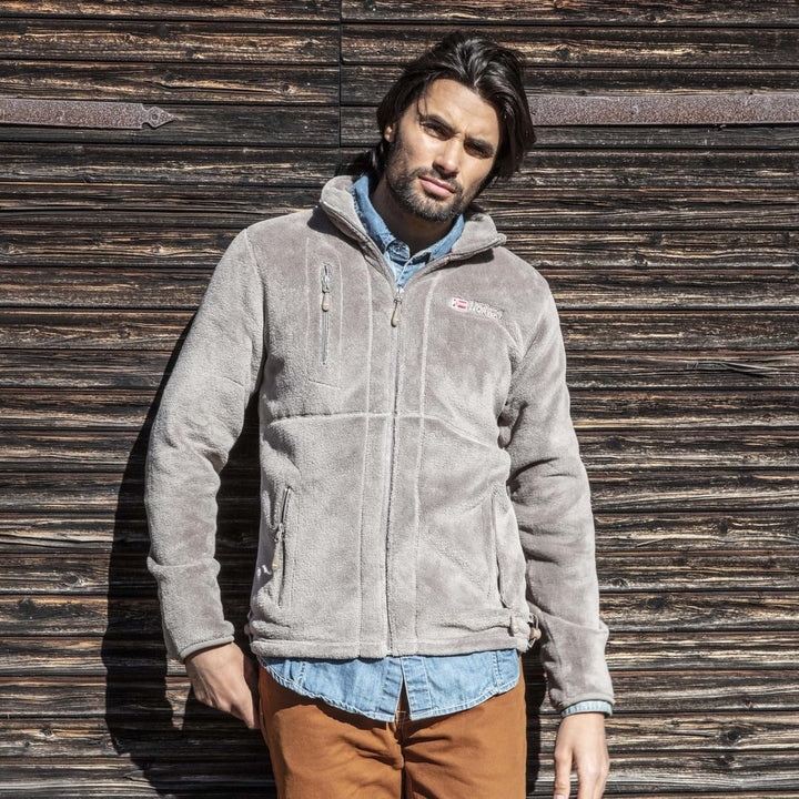 Geographical Norway Fleecejacke für Herren XXL Grau, XXL Grau