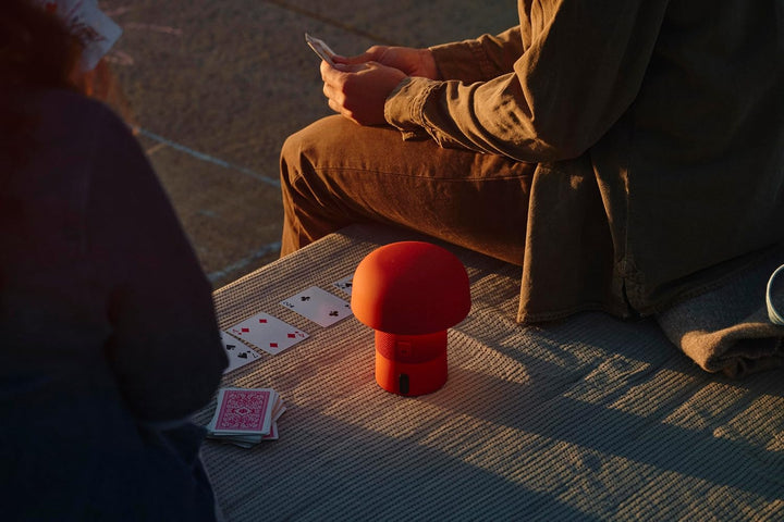 Kooduu Sensa PLAY Mini - Bluetooth Lautsprecher mit Lampe - Orange, Orange