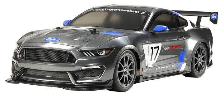 TAMIYA - 1:10 RC Ford Mustang GT4 TT-02, ferngesteuertes Auto/Fahrzeug, Modellbau, Bausatz, Hobby, Z