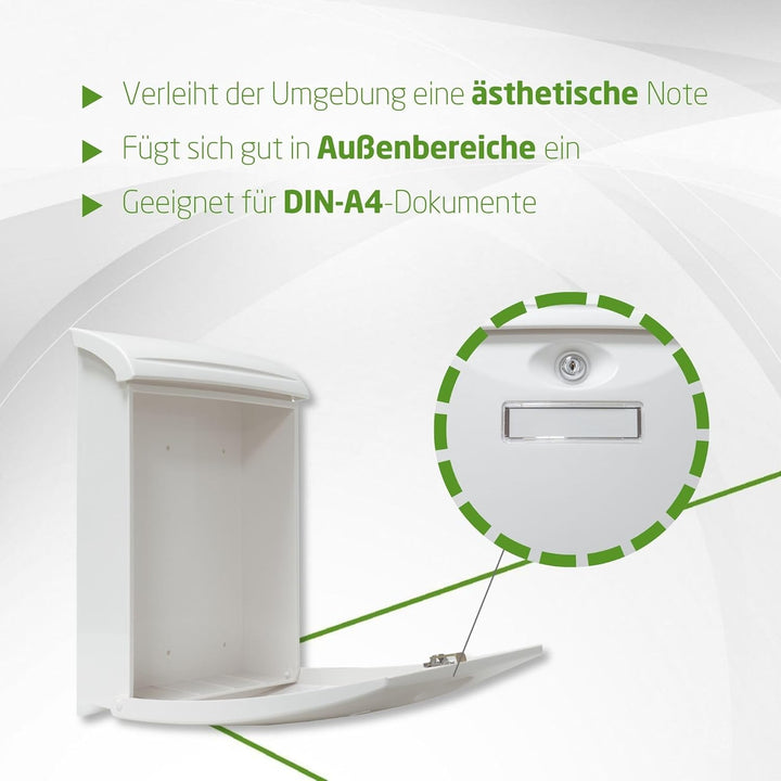 Amig 18815 Briefkasten, Weiss
