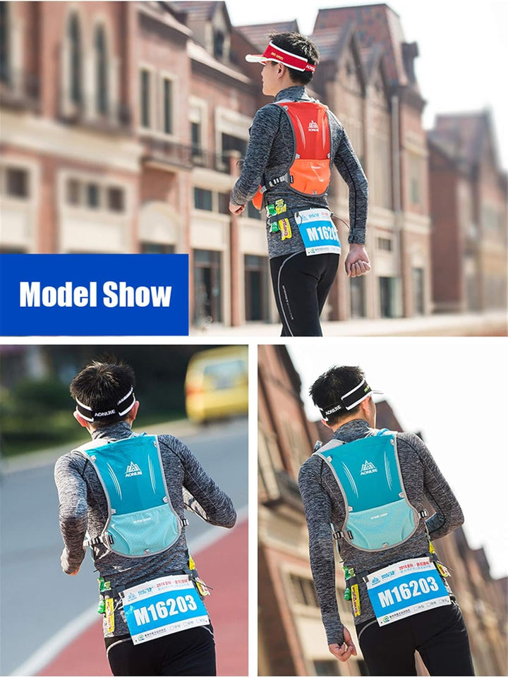 Win.Deeper 5L Ultraleicht Trinkrucksack Trail Rucksack Trinkweste, Hydration Pack Fahrradrucksack fü