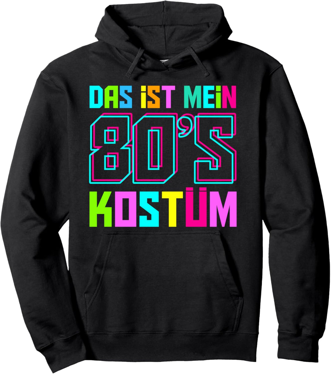 80er Jahre Motto Party 80s Kostüm Retro Pullover Hoodie
